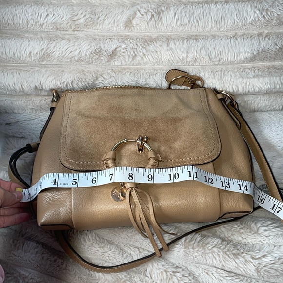 See by Chloe Joan Shoulder/Crossbody Bag Suede/Leather Tan - Picture 16 of 16
